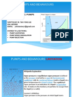 Understanding Pumps and Cavitation Prevention