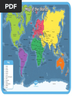 Au G 456 World Map Poster A4 English - Ver - 6