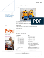 Bichus Amigurumis - Patron Gratis Amigurumi Minion