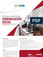 Comunicación Social: Programa Profesional