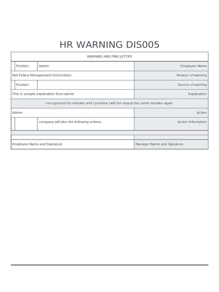 HR Warning PDF