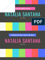 Natalia Santana: Matemáticas