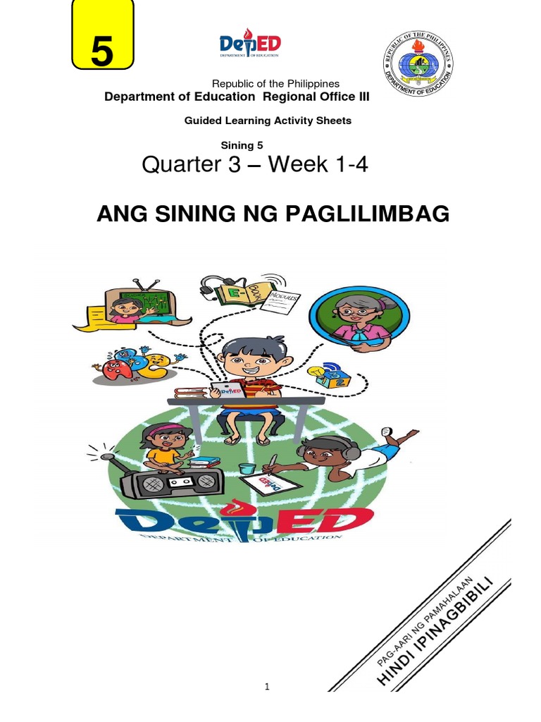 Quarter 3 - Week 1-4: Ang Sining NG Paglilimbag | PDF