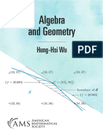 Algebra and Geometry: Hung-Hsi Wu