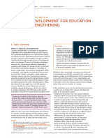 Capacity development for strengthening education systems