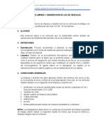 Guía de Limpieza y Desinfección de Los de Vehiculos