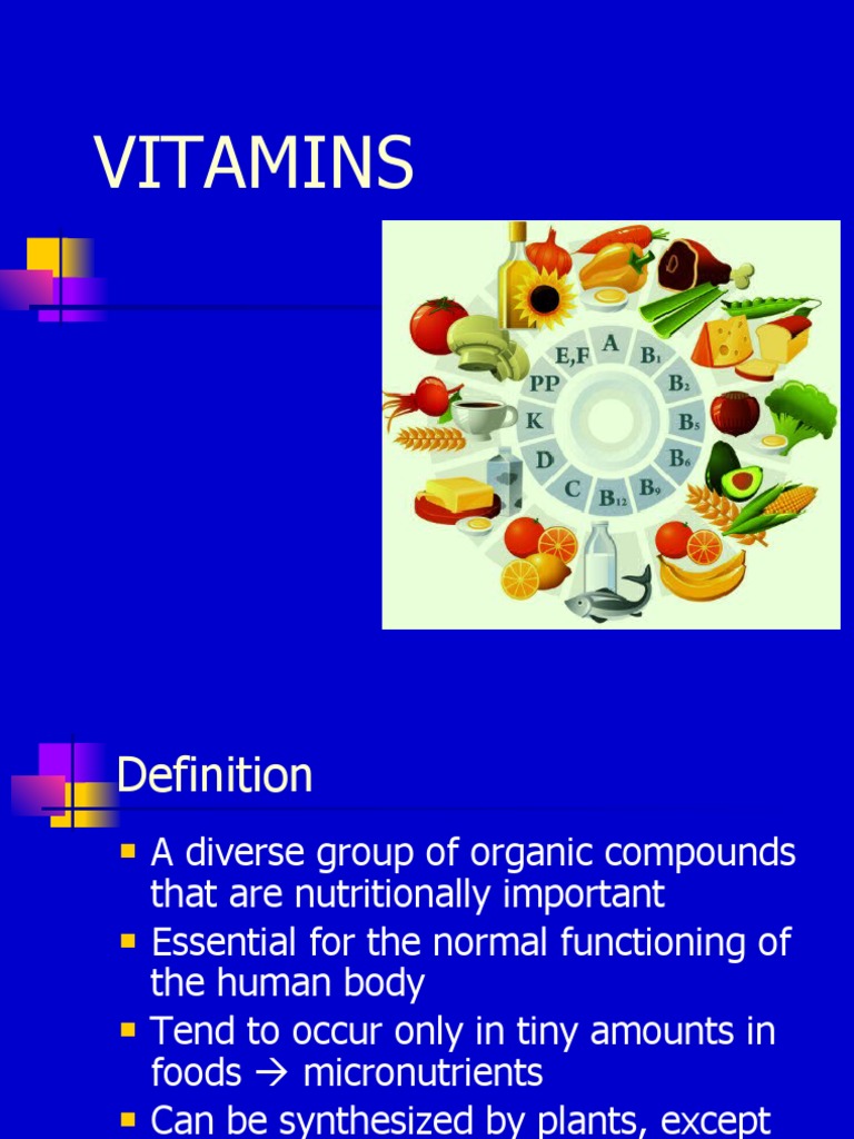 07 Vitamins (Part 1) PDF Vitamin A Vitamin