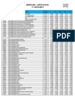 Displan - Lista N.G.K 11 3672-8011: Codigo Descricao Preços Brutos AV. 14dd 28dd 35dd 42dd