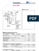 Fast Recovery Diode For IGBT: Outline Drawings Equivalent Circuit