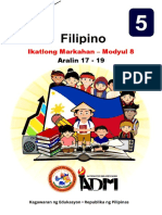 Ikatlong-Markahan-Modyul-8 Pagbibigay NG Mga Salitang Makakasalungat Magkakasingkahulugan Aralin17-19 V4