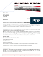 Carta de Inmobiliaria DHL