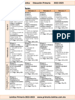 Marzo - 2do Grado Dosificación (2022-2023)