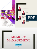 MEMORY MANAGEMENT (Update)