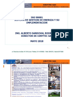 Indicadores para El Mantenimiento Eléctrico Basado en El ISO 50001 - Alberto Sandoval