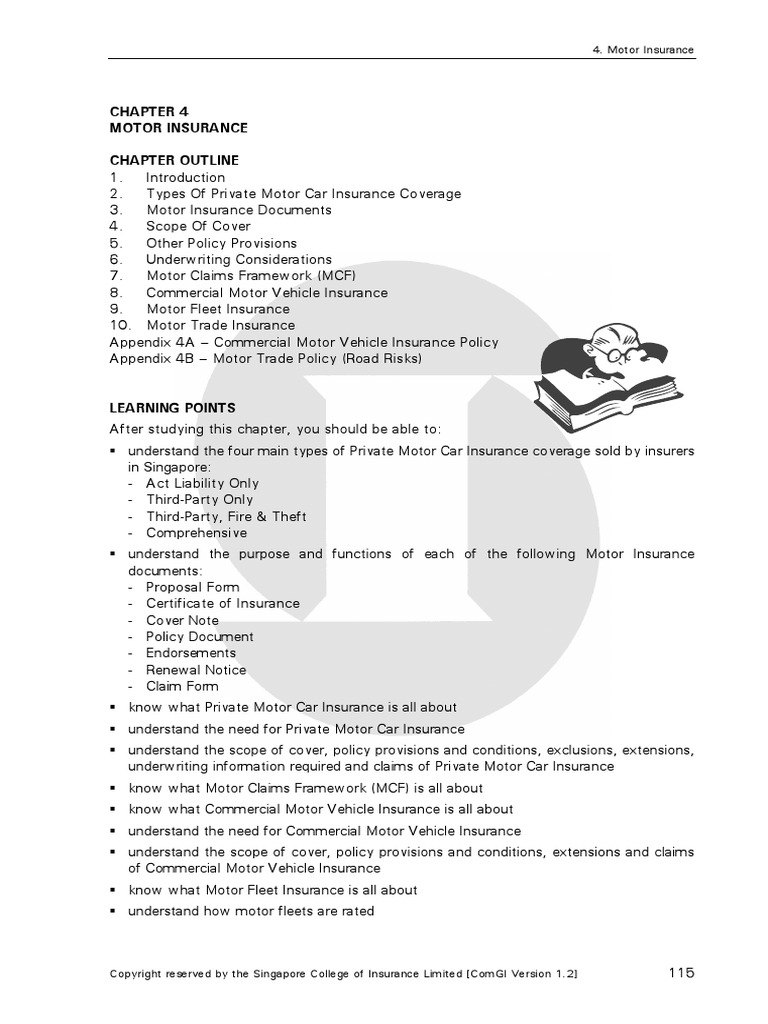 ComGI 6th Ed Ver 1.2 - Chapter 4 | PDF | Insurance | Vehicle Insurance