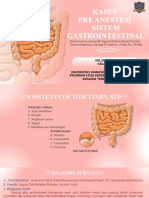 KASUS PRE ANESTESI SISTEM GASTROINTESTINAL - Kel 1 - 4B