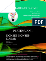 Matematika Ekonomi 1: Nola Nari, S.Si., M.PD Ekonomi Syarian Fakultas Ekonomi Dan Bisnis Islam IAIN Batusangkat 2020