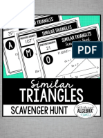 Demo Similar Triangles Scavenger Hunt 2307146