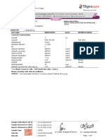 Report - CBC Typhi Malaria