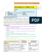 Plan de Desarrollo Curricular: Datos Referenciales