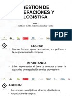 Gestion de Operaciones Y Logistica: Sesión 2 Facilitador: Lic. Adm. Aníbal Francisco Salazar Morales