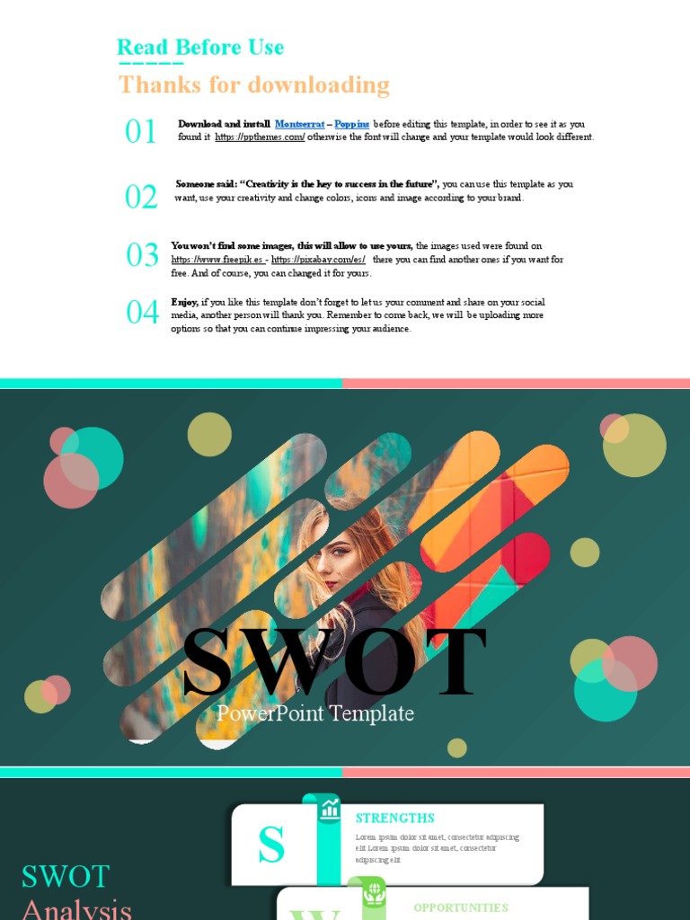 Swot Powerpoint Template by Ppthemes PDF Business Business