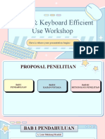 Mouse & Keyboard Efficient Use Workshop: Here Is Where Your Presentation Begins