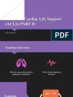 Advanced Cardiac Life Support (Acls) Part Ii: ACP 202 Module 6
