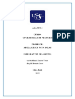 Avance 4 Curso: Oportunidad de Negocios Profesor: Adelas Jesus Faya Salas Integrantes Del Grupo