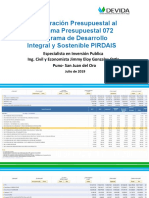 401 - Incorporacion Presupuestal 072)