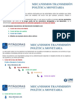 Mecanismos Transmisión Política Monetaria