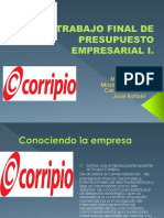 diaTRABAJO FINAL DE PRESUPUESTO EMPRESARIAL I