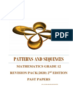 2020 Grade 12 Patterns and Sequences