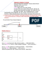 Present Perfect Tense