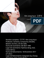 Kim Jong-hyun 김종현: Cantante