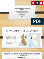 Peligros Naturales Del Departamento de Cajamarca
