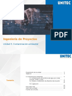 Ingeniería de Proyectos: Unidad 5. Contaminación Ambiental