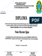 Diploma: Nome Discente Sigaa