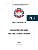 Term of Reference (Tor) : Universitas Pertahanan Republik Indonesia Fakultas Keamanan Nasional