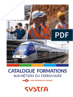 Catalogue Formations: Aux Métiers Du Ferroviaire