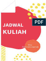 Jadwal: Kuliah