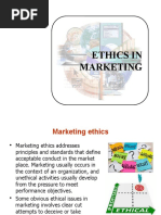 Ethics in Marketing - UNIT-2