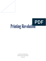 Printing Revolution: Prepared by Gautam Mukhopadhyay, Ramakrishna Mission Vidyamandira, Belur Math Howrah