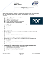 POS Questionnaire v1 Patient EN-22-08-2011