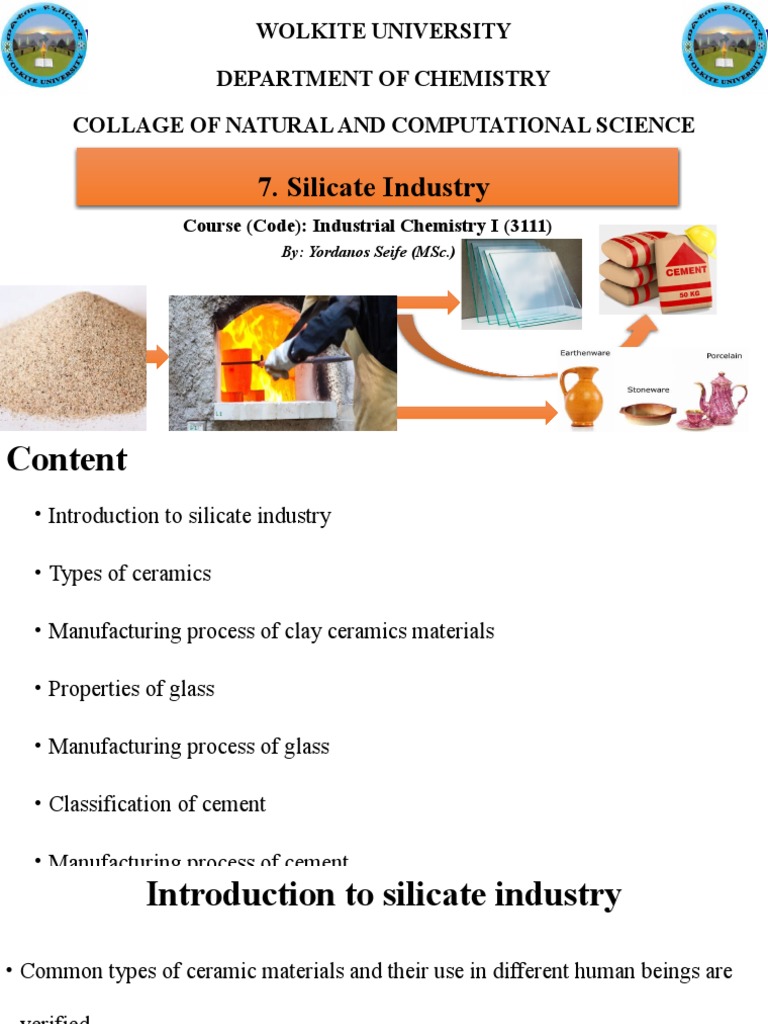 Silicate Industry Download Free Pdf Ceramics Glasses