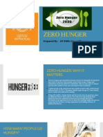 Zero Hunger: Prepared By:-19CE006 Jaineel Bhavsar