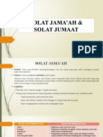 Solat Jama'Ah & Solat Jumaat