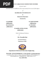 IoT BASED UG CABLE FAULT DETECTION SYSTEM