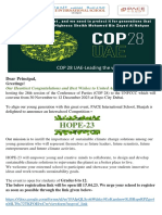 HOPE-23: COP 28 UAE-Leading The World by Example