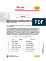 Lista definitiva de admitidos a oposición de conductores bomberos